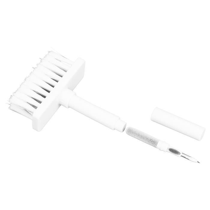 Kit Nettoyage Clavier 10 Pièces - Brosses Fines 0,3 Mm, Crochets, Chiffon Antistatique - Pour Ordinateur, Souris, Tablette
