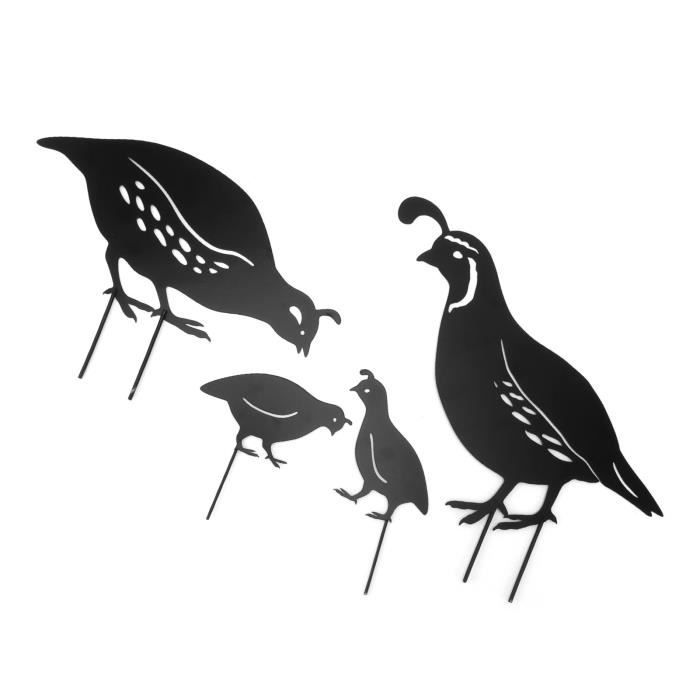 PIQUET DE POULET De Jardin En Acrylique, 2 Pièces, Décoration De Piquet