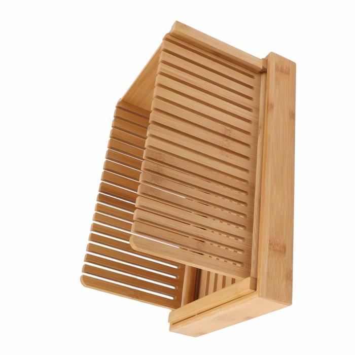 DBTech Trancheuse à pain pliable en bois de bambou dbtech & Reviews
