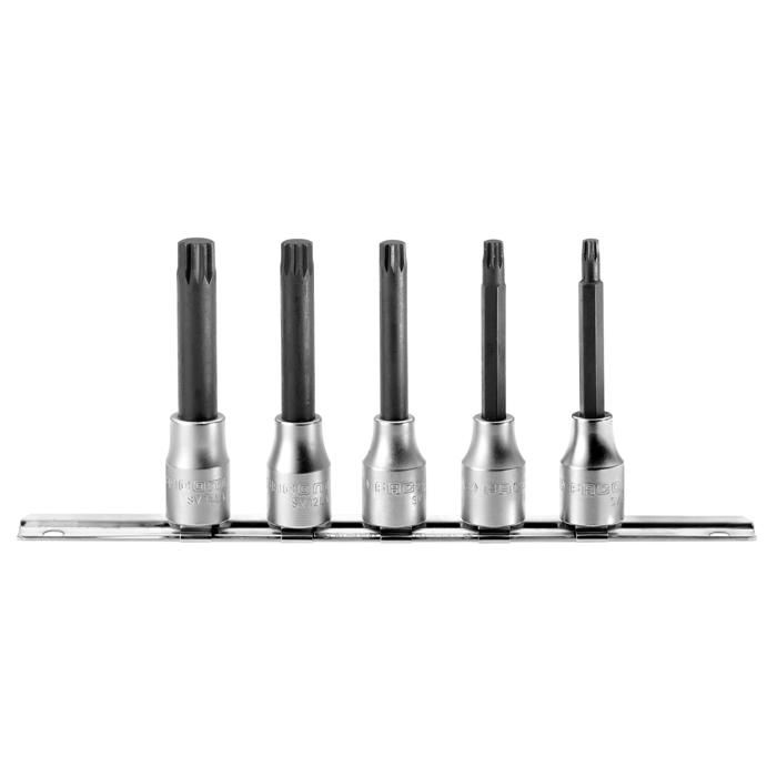 Facom SV.J5 Lot 5 Douilles Tournevis à Denture Xzn