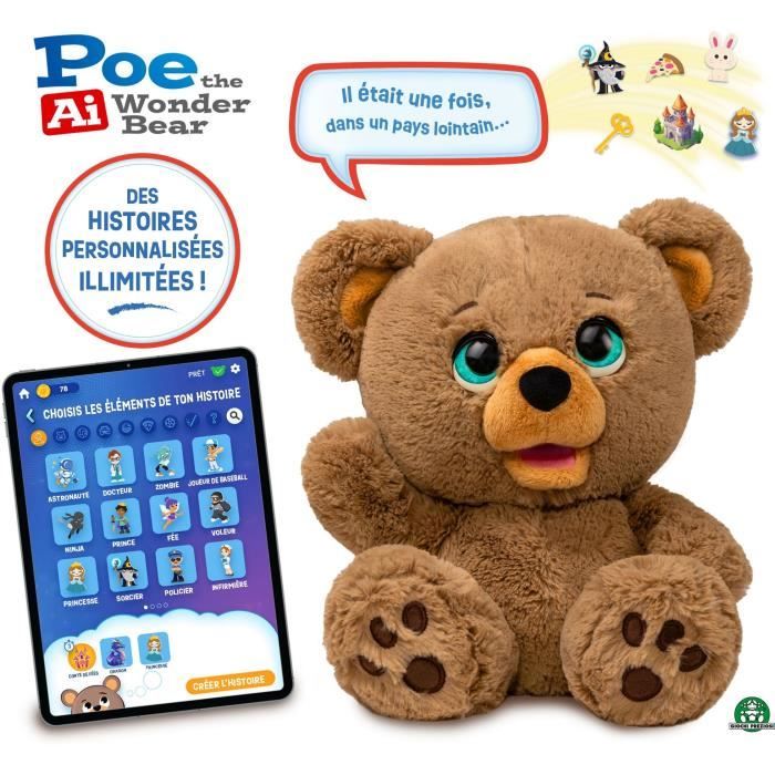Peluche Mon Ours Créateur D'histoire Play i La Boite