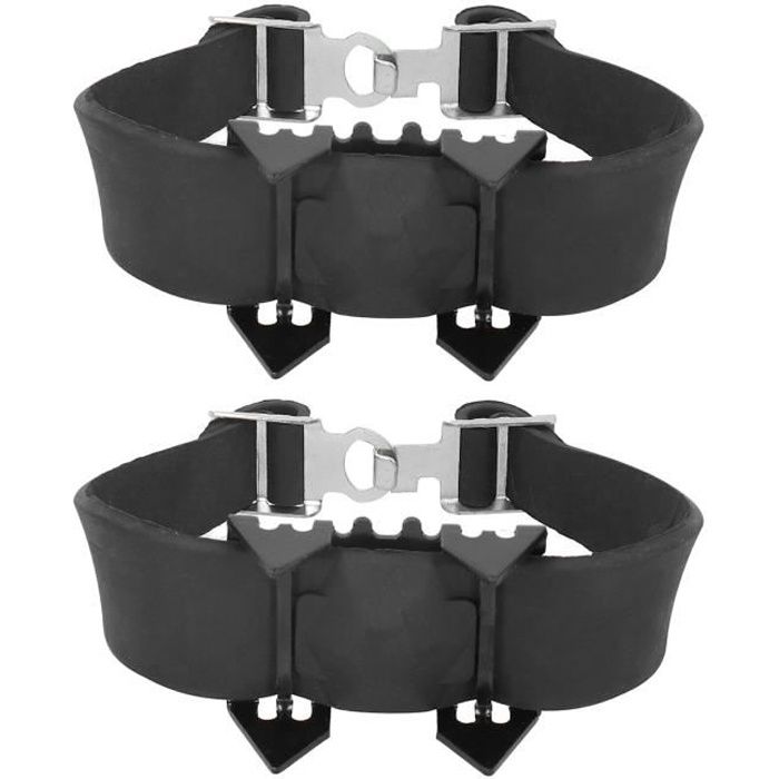 GOTOTOPCrampons de traction sur neige, crampons élastiques pour chaussures à neige, neige légère pour pelouse glacée pour enfants