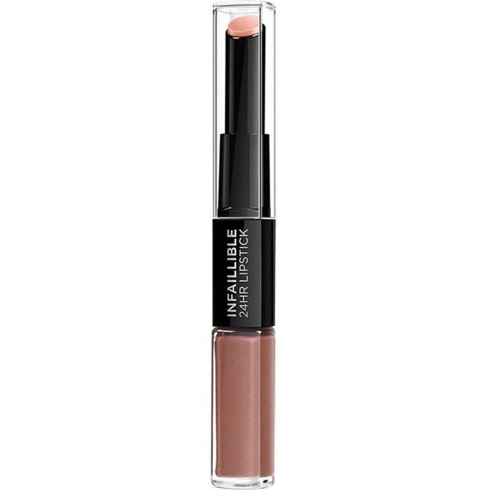114 Ever Nude Rouge à Lèvres Infaillible Duo 24h De Loréal Paris
