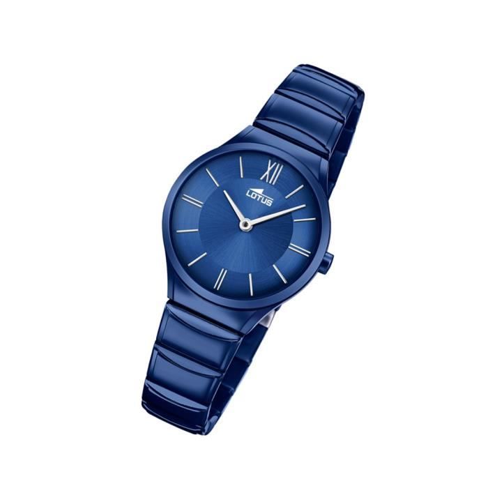 Lotus Montre Femme Minimalist analogique Quartz Acier inoxydable bleu  UL18491-1 - Cdiscount Bijouterie