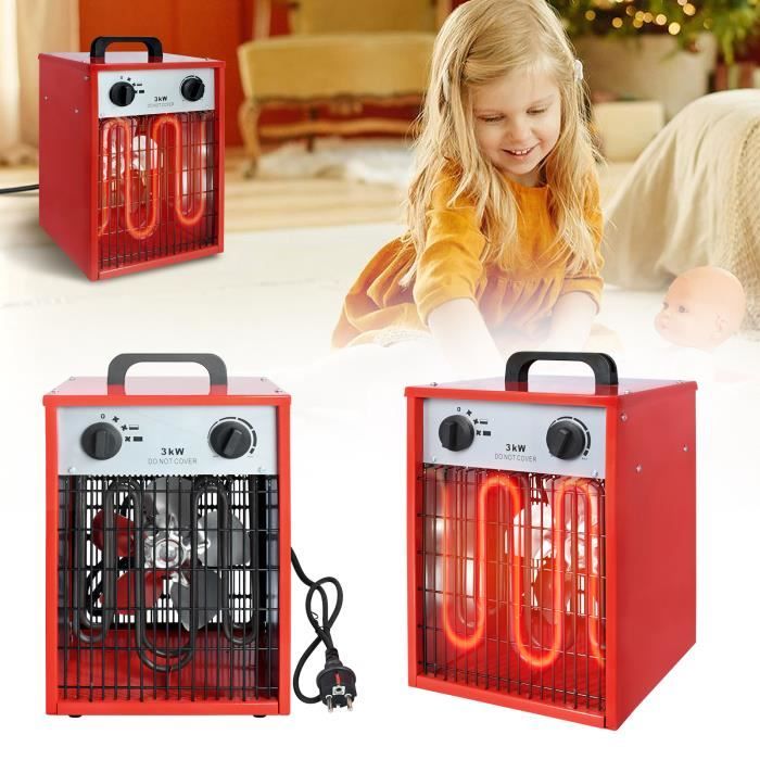 Radiateur électrique d’appoint - LZQ - 3 KW - Ventilation