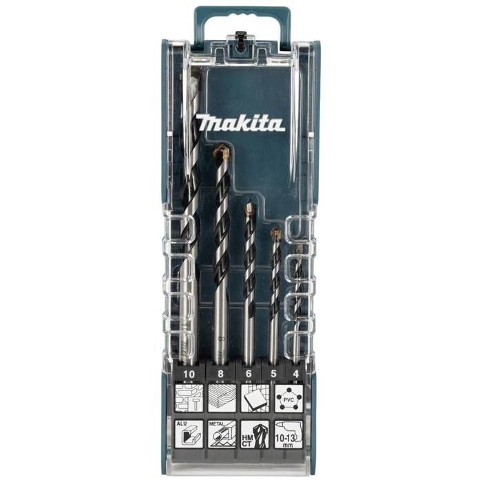 Forets polyvalents MAKITA E 14255 Carbure de tungstène 5 pièces - vue 2