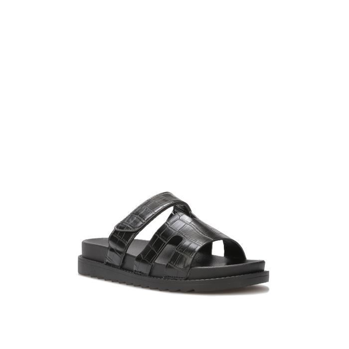 Mules Cuir Effet Croco Chattawak Zelda - Confort Et Style Élégant