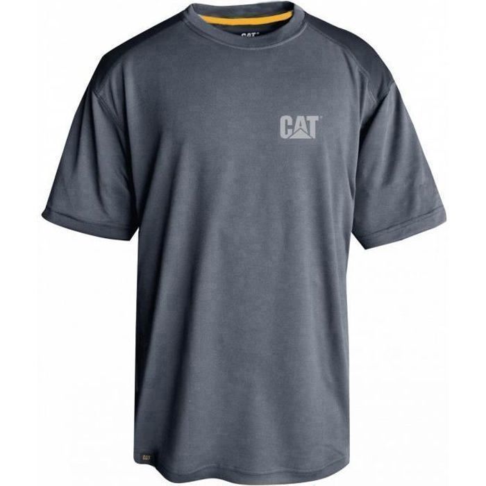 T-shirt Pentagon Ageron – Logo Vertical, Coton Sport, Blanc, Taille Homme, Neuf étiqueté