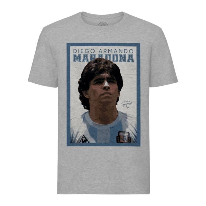 T-shirt Homme Diego Maradona 'El Gol' - Couleur Celeste, Taille M, Neuf Avec étiquettes