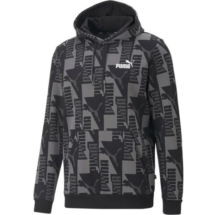 Sweatshirt à capuche Puma Power AOP FL - noir - M Noir - Cdiscount