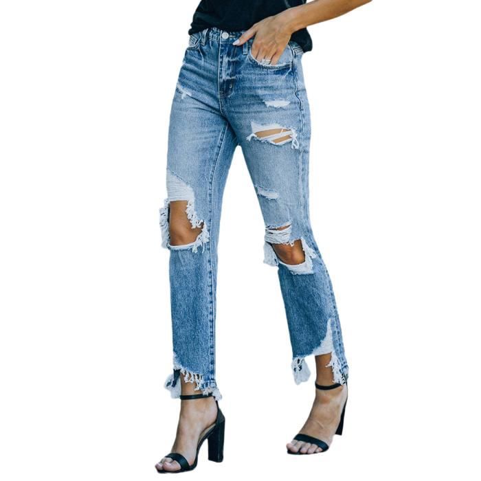 Jean déchiré boyfriend 2025 femme
