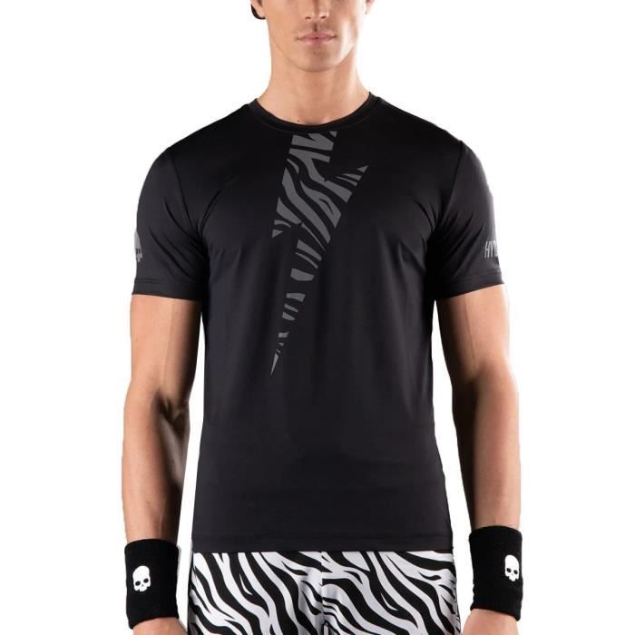 t-shirt hydrogen tiger tech - black/silver - l
