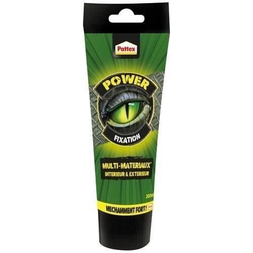 PATTEX Power fixation multi matériaux - Tube de 200ml