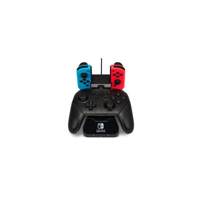 Station de charge - PowerA - Nintendo Switch - Noir - Charge rapide - Design compact