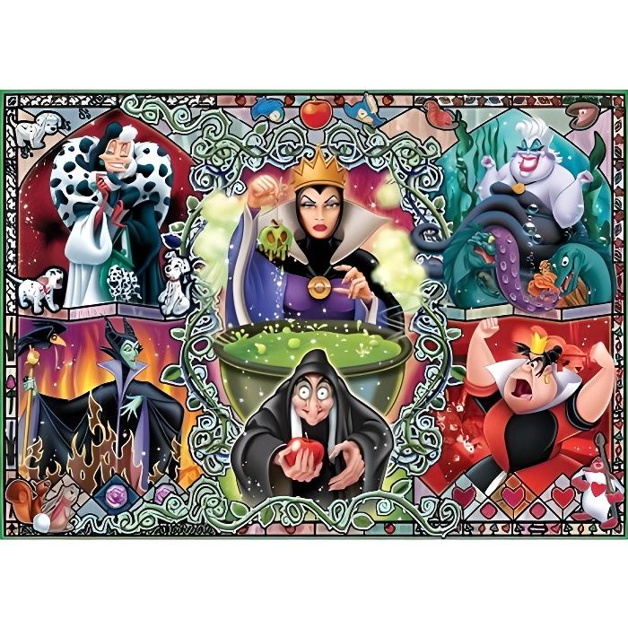 Puzzle 1000 Pieces Sorcieres De Disney Cdiscount Jeux Jouets Puzzle 1000 Pieces Sorcieres De Disney Cdiscount Jeux Jouets