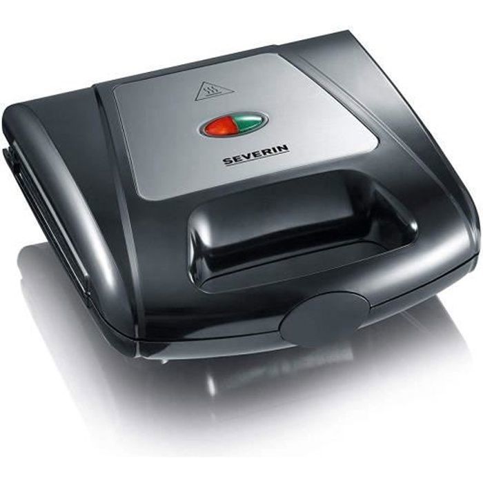 Severin SA2968 Appareil à Croque-Monsieur, Fonction 3 en 1 1000W Noir Appareil à croque-monsieur compact avec fonction 3 en 1 -