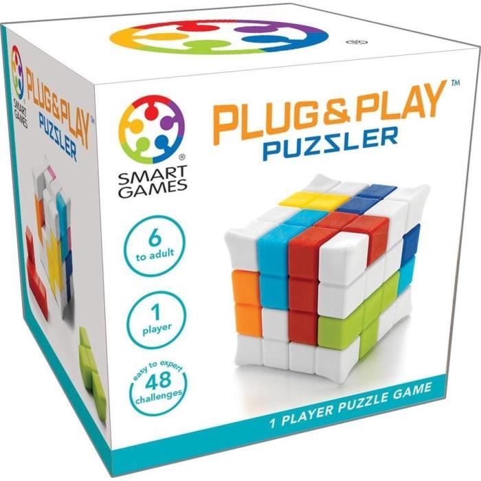 Smart Games Plug & Play Puzzler (48 opdrachten) - Cdiscount Jeux - Jouets