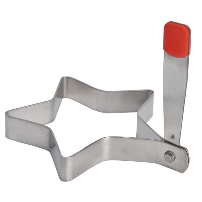 Moule à œufs Au Plat En Acier Inoxydable – Anneau Rond Avec Couvercle En Silicone Et Petite Brosse, Parfait Pour Les Sandwichs Et Burgers