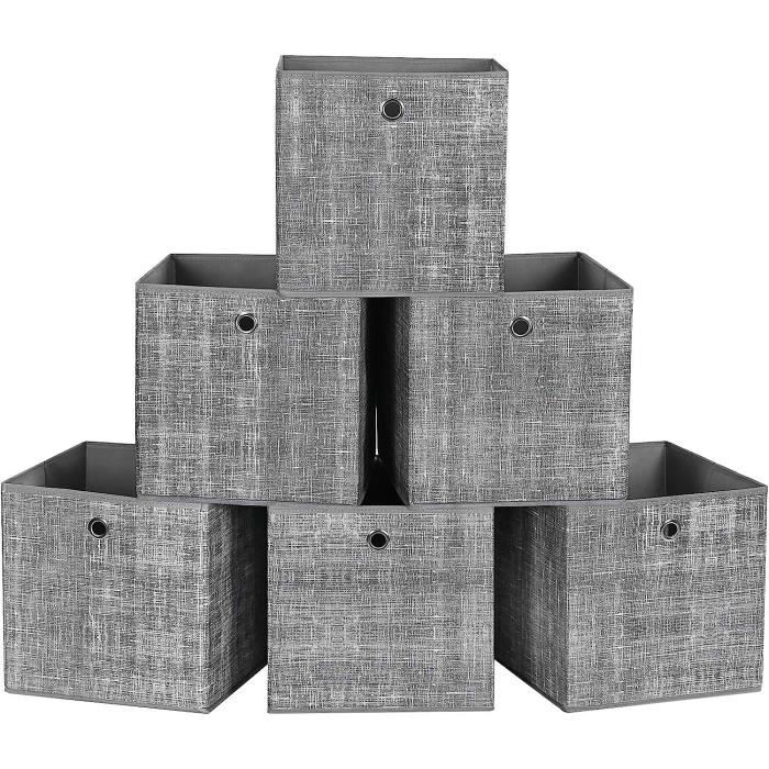 DIMJ Boite Rangement, Lot de 3 Cube de Rangement Ouvertes Pliables
