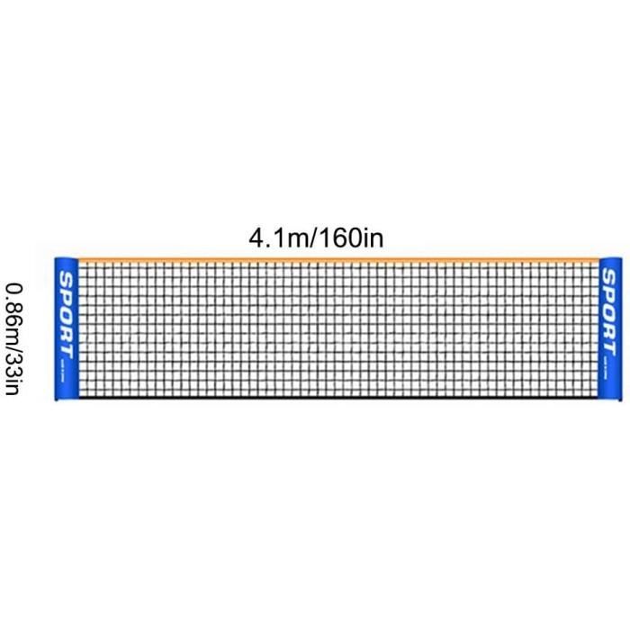 Filet de beach-badminton en nylon, 1 mm - Huck