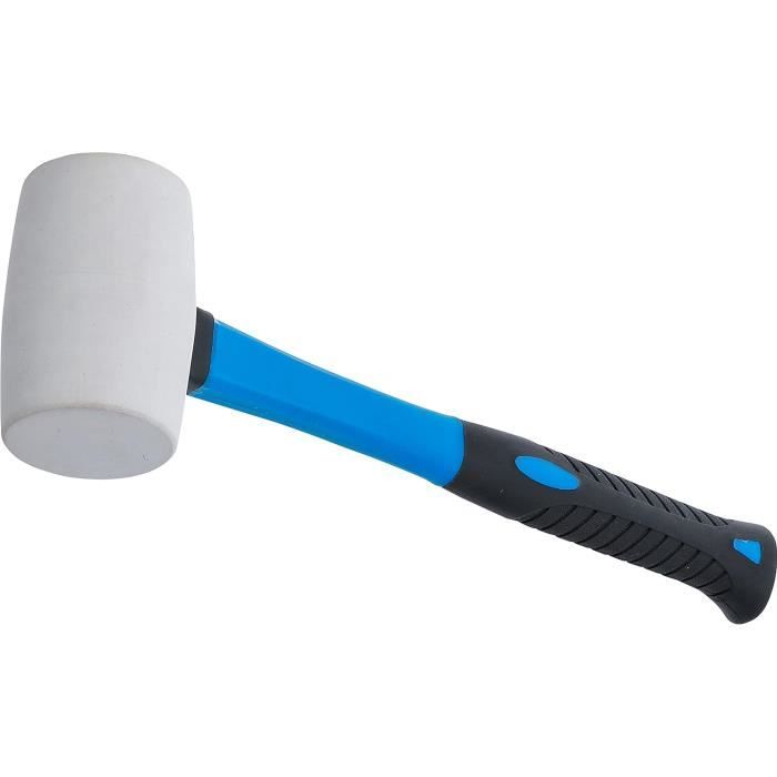 Maillet Avec Tête En Caoutchouc 65 Mm - Poignée En Bois, Multi-usage Pour Bricolage - 7
