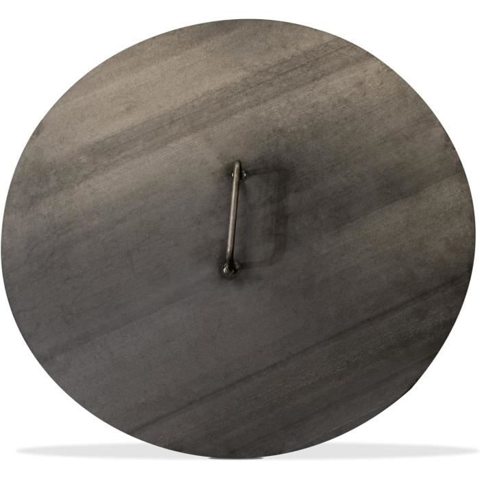 Planche à Saumon Flammé SOUK ONE En Acier Inoxydable - Support Réglable Pour Barbecue Brasero Feu Ouvert