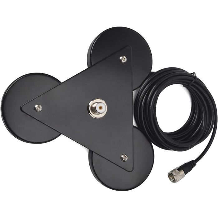 Lot 5 Bases Magnétiques NMO PL259 Pour Radio Mobile | Compatible NX-3820 NX-5800