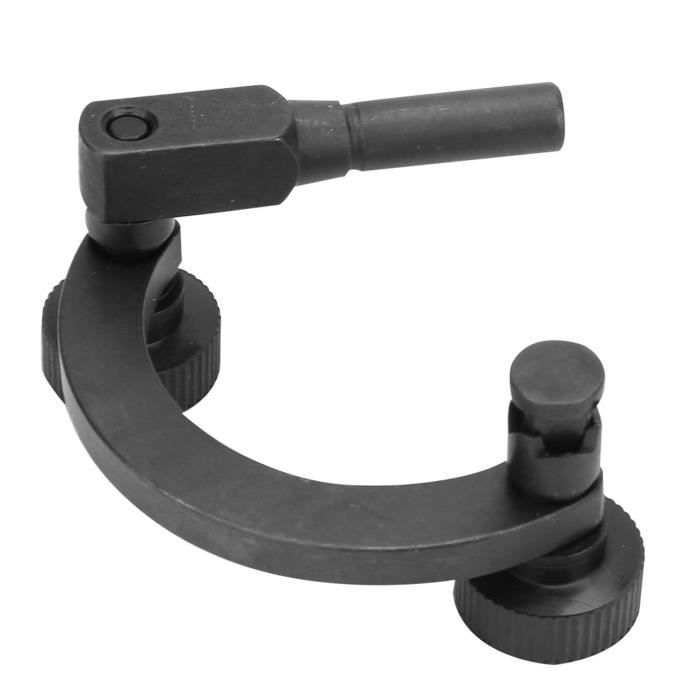 Base d'Indicateur 8 mm, Support d'Indicateur de Cadran Support Incurvé Porte -Indicateur de Cadran pour Comparateur à Cadran Numérique