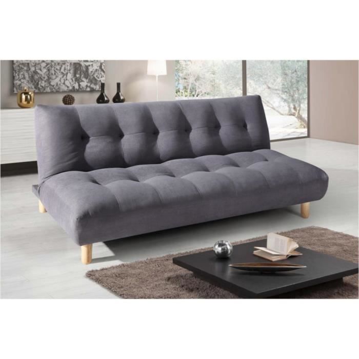 Canapé lit convertible 3 places,avec un matelas 12cm ,fabriqué en France - Ameublement