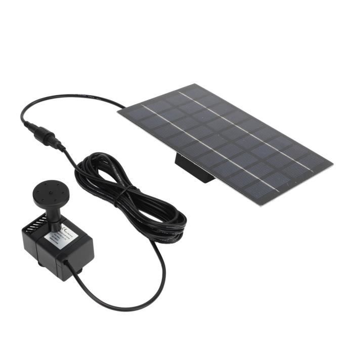 Pompe De Fontaine Solaire 12V 25W Avec Panneau, Moteur Brushless, 1100 L/h, Jardin étang