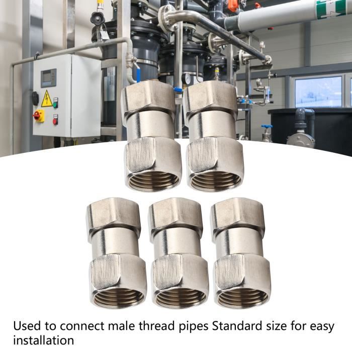 Kit de raccords en plastique et en métal - 17 pièces - Connecteurs