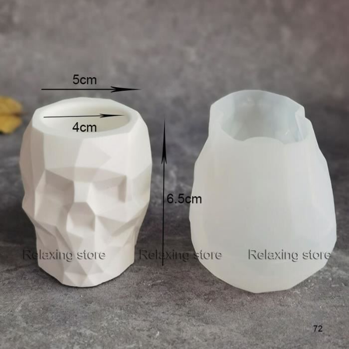 Moule à Pot De Fleurs En Silicone DIY - Pour Ciment, Béton, Créations 3D, Fabriqué En Chine