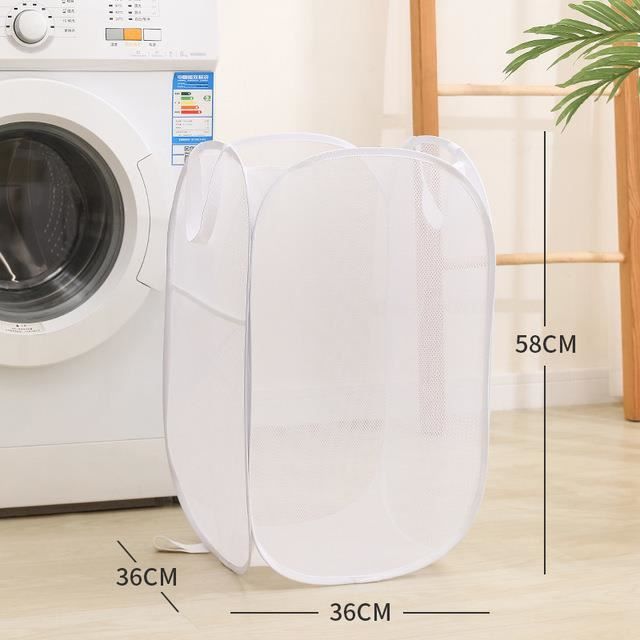 Panier à Linge Pliable En Forme De Tortue - Nylon Respirant - Capacité XL - Pour Machine à Sécher Et Rangement