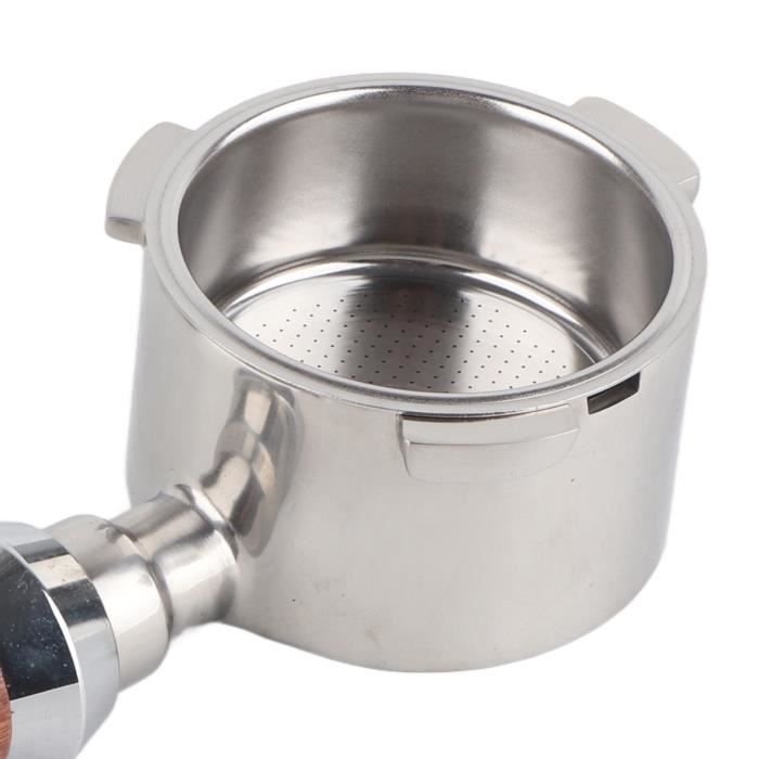 Panier Filtre à Café Expresso En Inox - Simple Ou Double Tasse - Pour Machine à Café - Diamètre ~51 Mm - Détachable, Facile à Nettoyer
