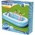 Piscine gonflable rectangulaire Bestway 262x175 cm - Bleu - Pour enfants à partir de 6 ans-1