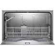 Lave-vaisselle compact pose libre BOSH SKS51E38EU SER2 - 6 couverts - Induction - L55cm - 49dB - Inox-1