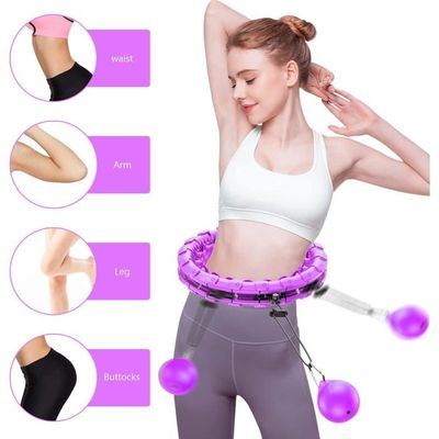 Cerceau De Fitness Intelligent Avec Poids - Massage 360°, Compteur Calories - Pour Débutants Et Adultes