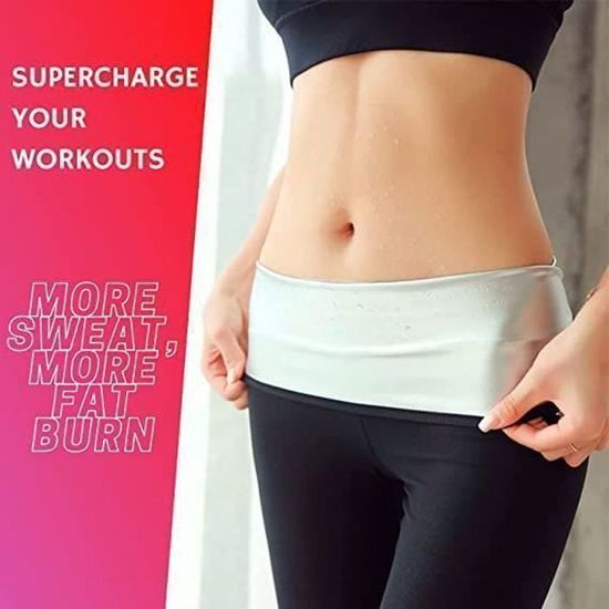 Legging Amincissant Sudation DownLTL - Pantalon Sauna Néoprène Taille Haute, Poches, Fitness & Minceur Femme