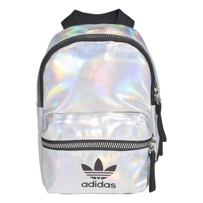 Sac dos femme adidas Originals Mini PU argent rose brillant