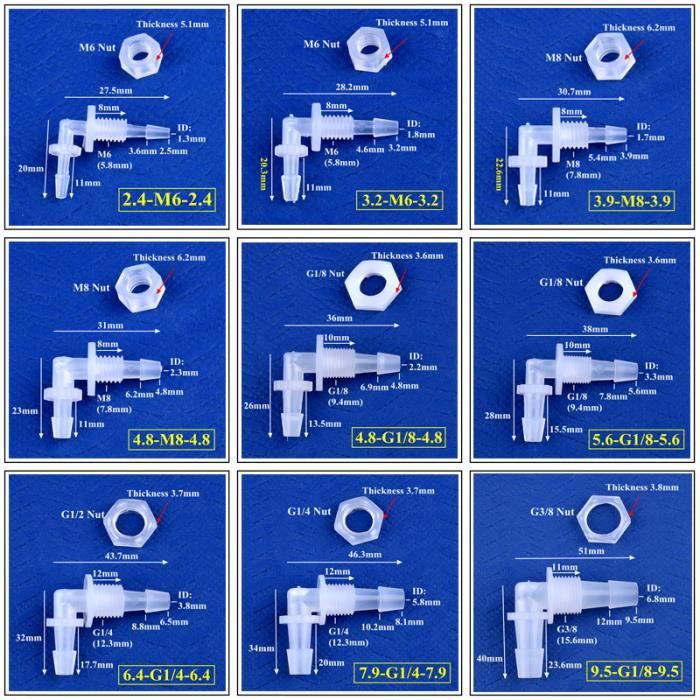 Kit De Valves De Morsure Camelbak – 6 Embouts, 2 Connecteurs (droit Et Coudé), Joints Toriques, Silicone TPU