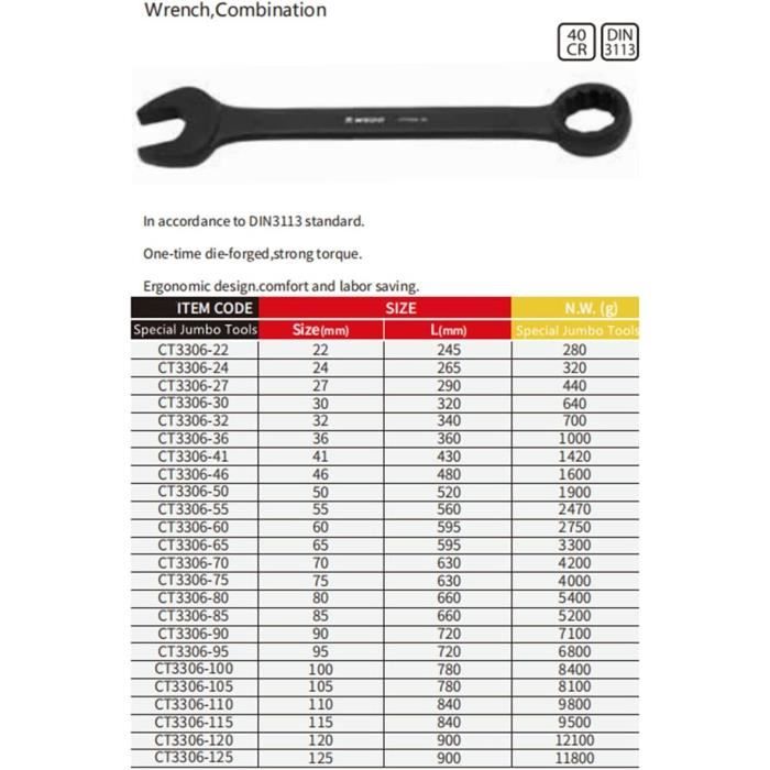 Nouvelle clé à extrémité ouverte KTC Kyoto Machine Tools M5-1014-F
