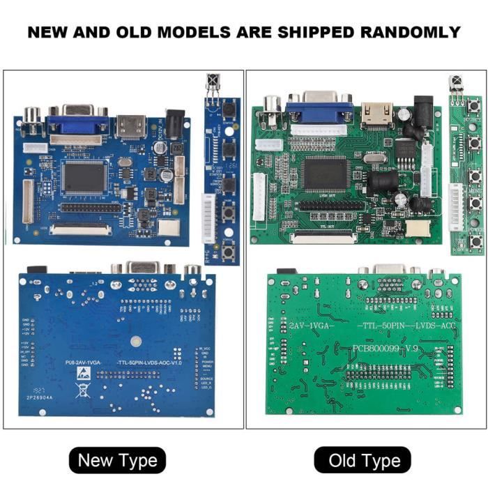 Pour PN270CU01-1 Écran LCD Driver Board 1080 165Hz 61 Broches LVDS