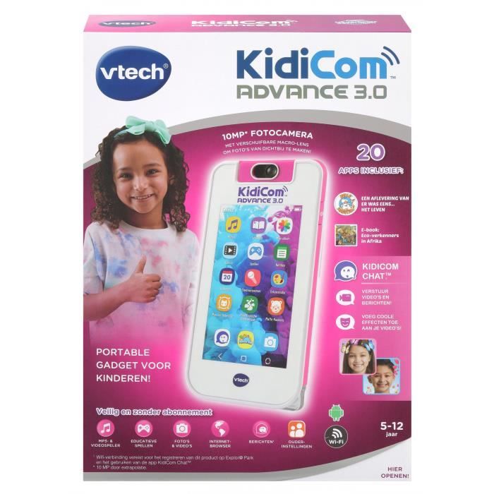 Téléphone pour enfants Vtech KidiCom Advance 3.0 - Rose - 5 ans et plus -  Cdiscount Jeux - Jouets