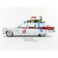 Voiture Miniature de Collection - JADA TOYS 1/24 - CADILLAC Ecto 1 - Ghostbusters Film - 1959 - White - 99731W - 253235000-2