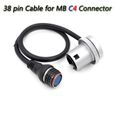 Câble C4 16 broches - Meilleure Qualité Mo C4 Doip Relient Compact4 Obd2 16pin Câble obd Lan Câble Principal-2