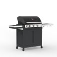 Barbecue à gaz - BARBECOOK Stella 3201 - 3 feux - Fonte - Electronique - Noir-2
