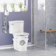 HENGMEI Broyeur Sanitaire pour WC 700W Pompe Automatique pour Eliminer Les Eaux Usées Douche Lavabo-2