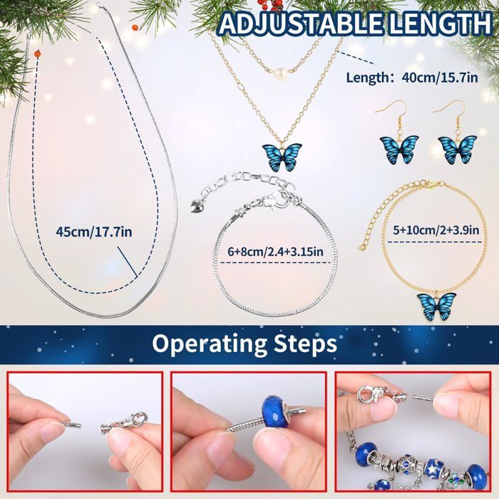 Calendrier de l'Avent 2024 Bijoux Femme, Enfant Montessori