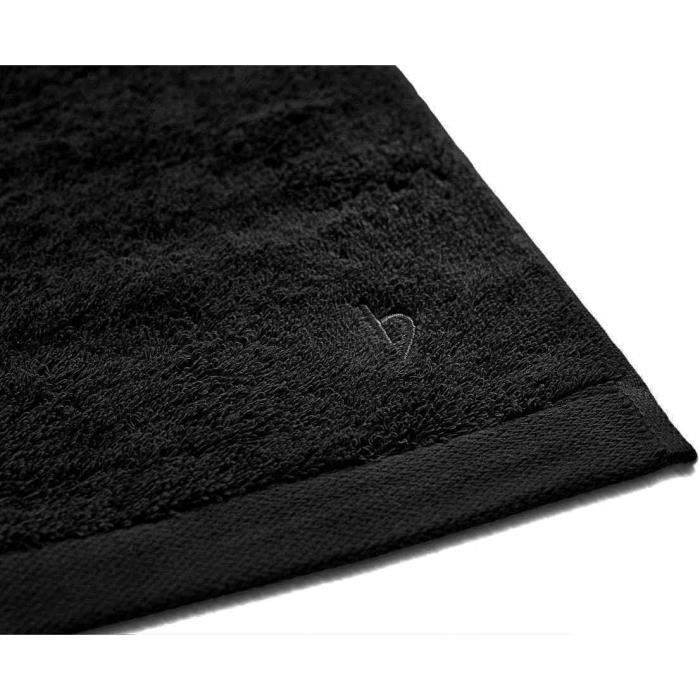 Lot De 3 Serviettes De Savon Herzbach Home - 30x30 Cm, Coton 550 Gsm - Anthracite
