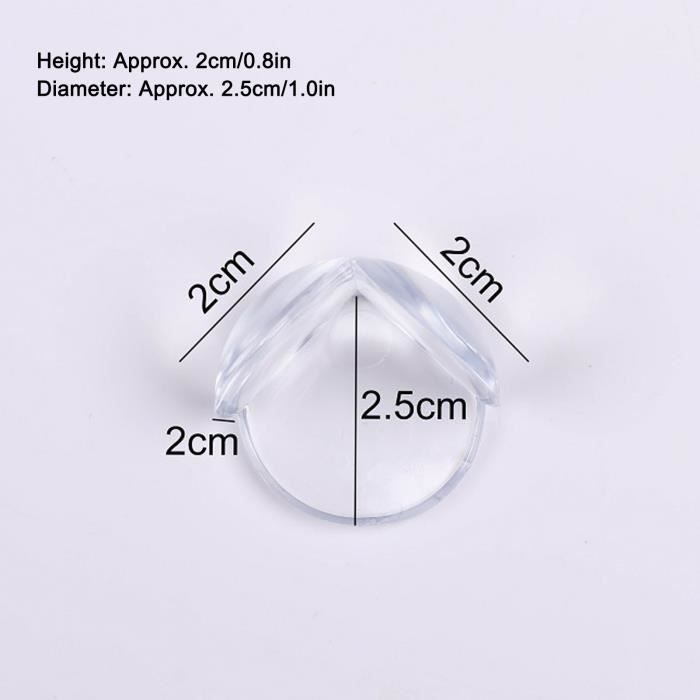 Protection d'Angle de Meuble en Silicone Transparent - HUEIHWOH - Lot de 10  - Lisse et Incassable - Cdiscount Puériculture & Eveil bébé